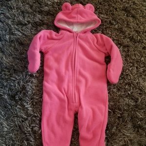 Fleece snowsuit